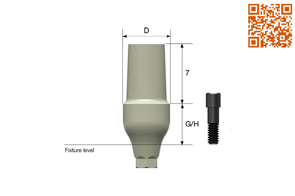 ایمپلنت, Straight Abutment Ziocera,Straight Abutment Ziocera,Osstem,آستم,اوستم