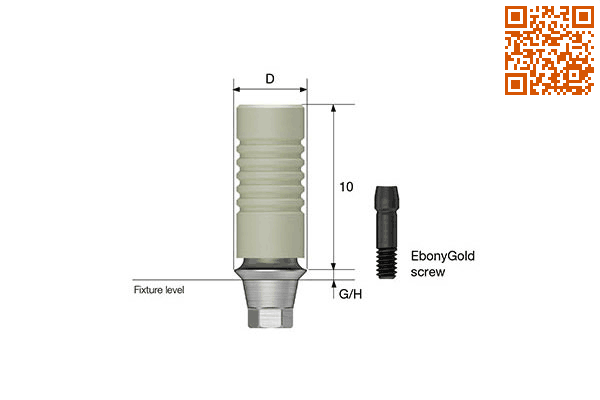 implant,Gold-cast abutment,Osstem,آستم,اوستم