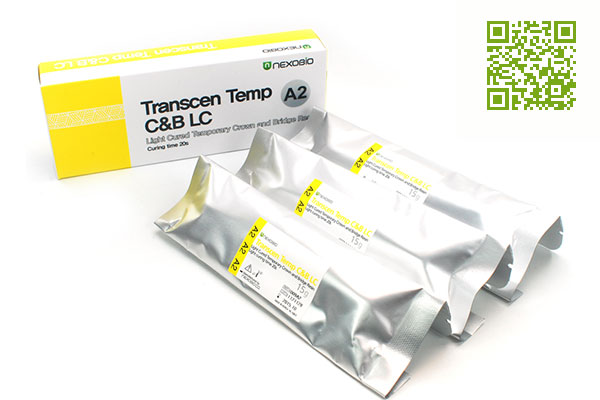 نکسوبایو،کرون و بریج موقت لایت کیور،Nexiobio،Transcen Temp C&B LC