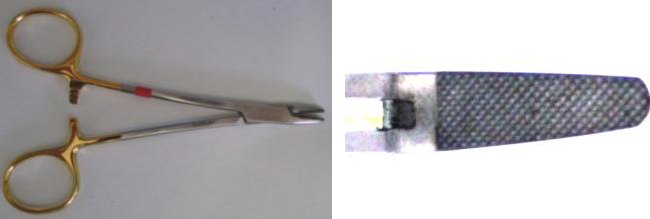 Needle holder/driver (نگه دارنده سوزن)