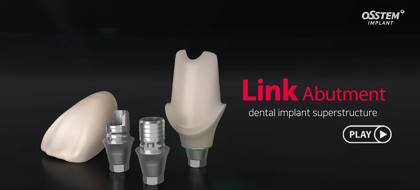 link abutment، osstem، implant