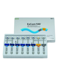 کیت کامپوزیت نانوهیبرید لایت کیور - EsCom100 - Spident - اسپیدنت	