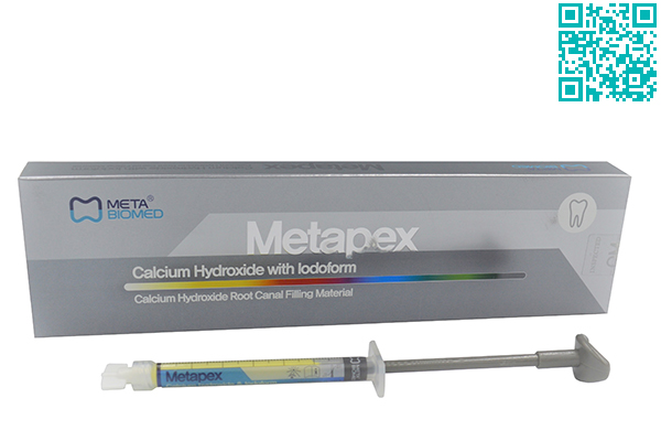 دندانپزشکی , هیدروکسید کلسیم با ید غیر قابل انحلال در آب و دائم,MetaPex,Meta,متا	