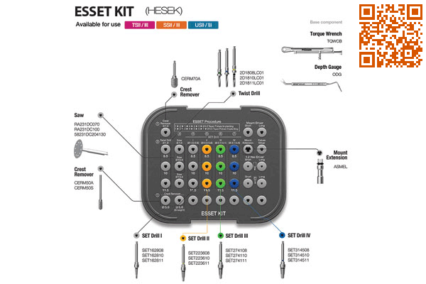 Esset kit,Osstem,آستم,اوستم